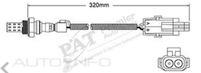 PAT Oxygen Sensor For Holden Calais VY 3.8 V6 Petrol  -  EGO-013