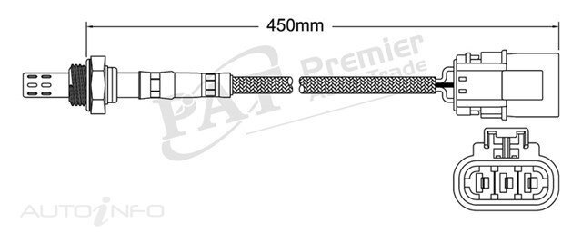PAT Pre-Cat. Oxygen Sensor For Nissan Primera P11 1.8L,2.0L 4CYL SR18DE