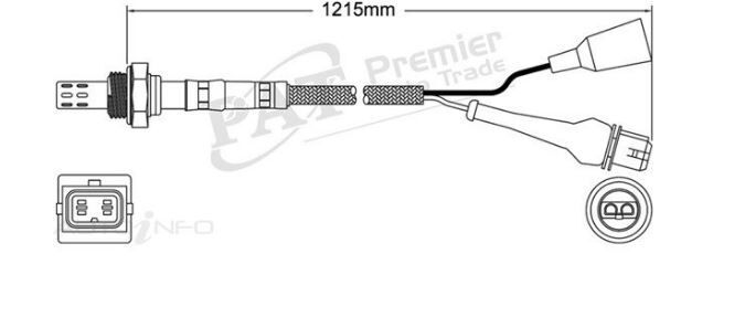Oxygen Sensor Pre-Catalytic For Audi 80 B4 2.0L/2.3L/2.8L, B2 1.8L, B3 1.8L/2.0L