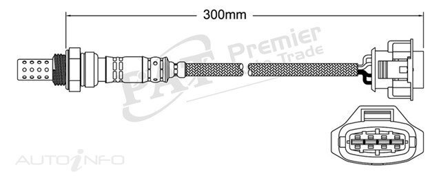 PAT Pre-Cat. Oxygen Sensor For Holden Barina 1.6L 4CYL Z16SE - EGO-020