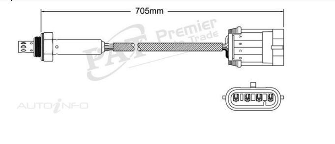 PAT Oxygen Sensor For Holden Astra TR 1.8L/2.0L C18SEL,X20XEV 4cyl