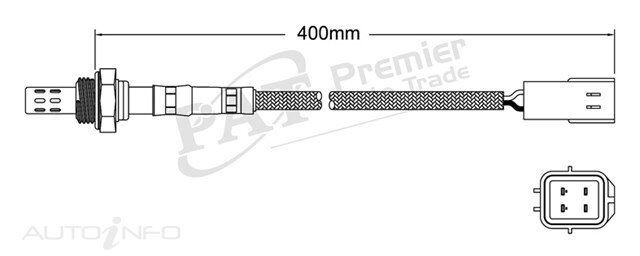 PAT Oxygen Sensor Pre-Catalytic For Holden Epica CDX, CDXi EP 2.0L/2.5L X20D1