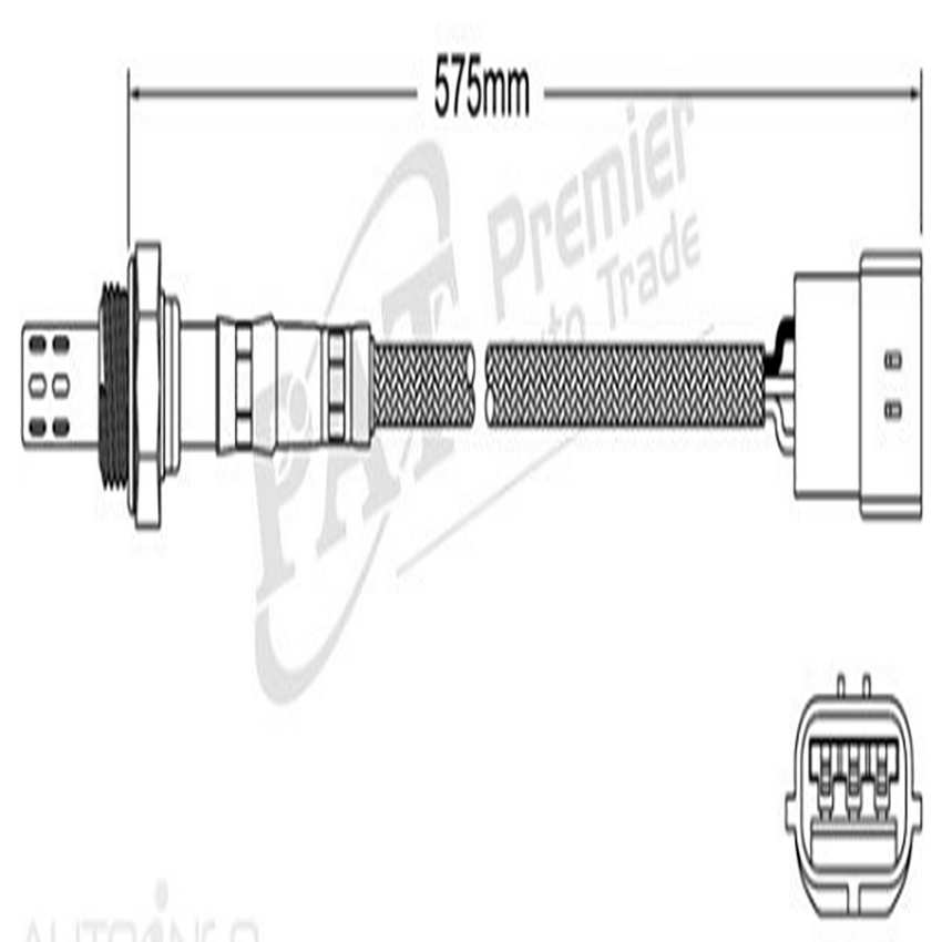 PAT Pre-Cat. Oxygen Sensor For Mazda 121 DB 1.3L 1.5L 4CYL B3 I4 16V DOHC