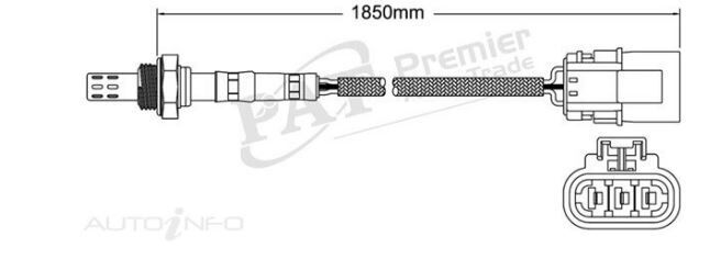 PAT Oxygen Sensor Pre-Catalytic For Nissan Pathfinder ST, TI D21 3.0L V6 VG30E