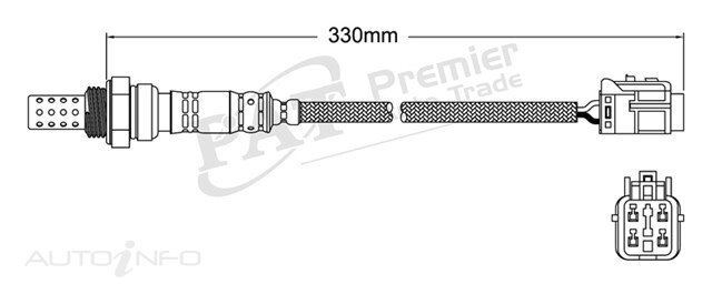 PAT Pre-Cat. Oxygen Sensor For Hyundai Lantra J2 / J3 1.8L 4CYL G4GM