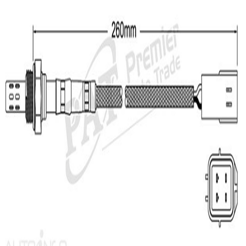 PAT Pre-Cat. Oxygen Sensor For Hyundai Lantra 1.8L,2.0L 4CYL G4GM -EGO-045