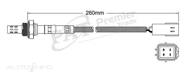 PAT Pre-Cat. Oxygen Sensor For Hyundai Excel 1.5L DOHC 4CYL G4FK - EGO-045