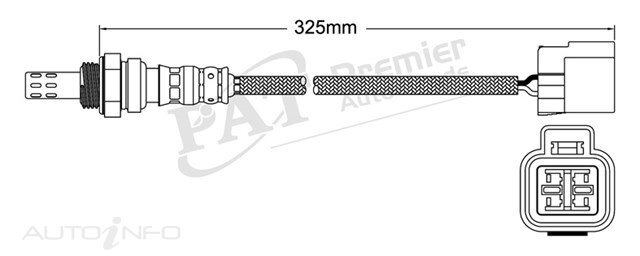 PAT Pre-Cat. Oxygen Sensor For Hyundai Sonata EF 2.0L,3.0L 4CYL G4CP