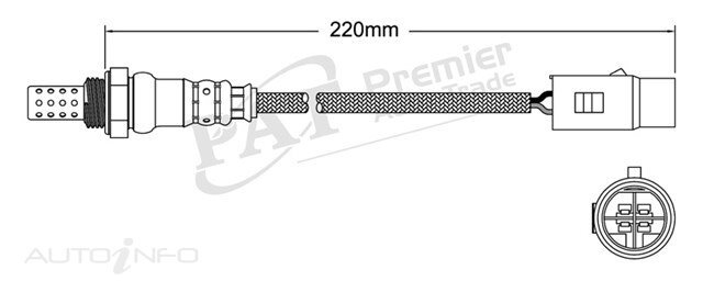 PAT Pre-Cat. Oxygen Sensor For Hyundai Sonata 3.0L 6CYL G6AT - EGO-050