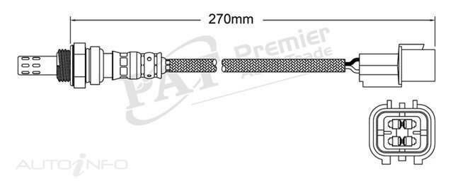 PAT Pre-Cat. Oxygen Sensor For Kia Optima 2.7L,2.5L 6CYL G6BA  - EGO-051
