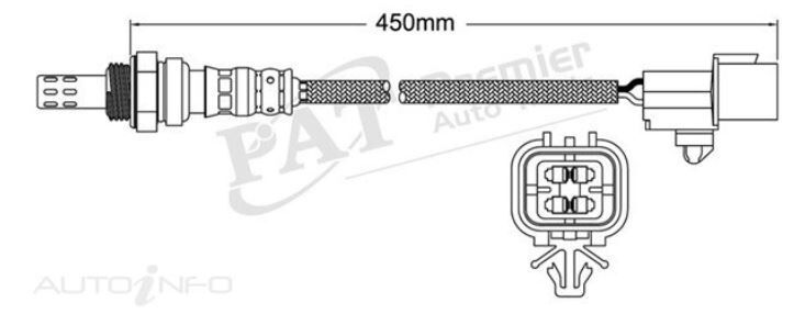PAT Oxygen Sensor Pre-Cat Converter For HYUNDAI SONATA GL GLE GLS EF EF-B 2.4L
