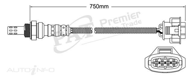 PAT Pre-Cat. Oxygen Sensor For Holden Astra AH 1.8L 4CYL Z18XE - EGO-058