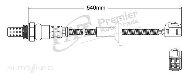 PAT Pre-Cat. Oxygen Sensor For Toyota Corolla NZE121 1.5L,1.8L 4CYL 1NZ-FE