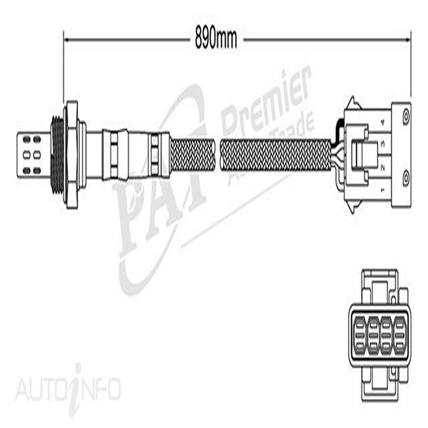 PAT Oxygen Sensor Pre-catalytic For Volvo S70 P80 2.3L,2.4L B5254T DOHC