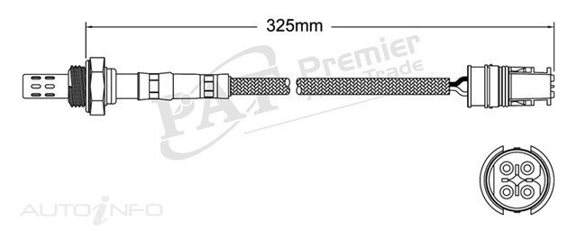 PAT Pre-Cat. Oxygen Sensor For Mercedes Benz ML320 W163 3.2L 6CYL M112.942