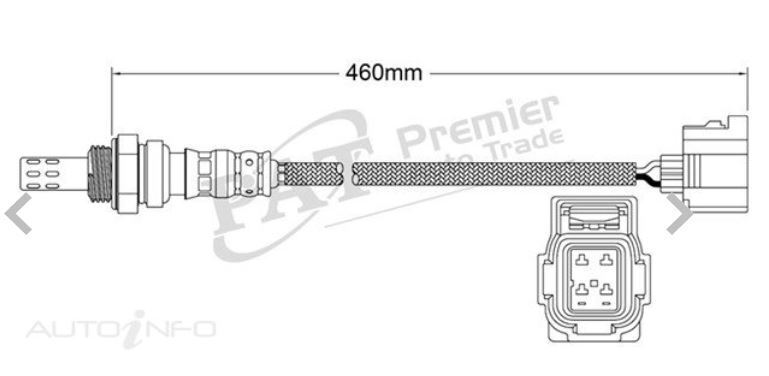 PAT Oxygen Sensor For Chrysler 300C LX 3.5L,5.7L Petrol - EGO-075
