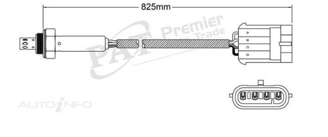 PAT Oxygen Sensor For Holden Astra TS 1.8L X18XE DOHC 16v MPFI 4cyl