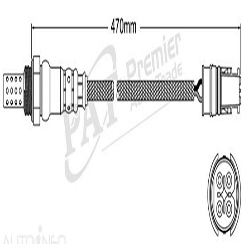 PAT Pre-Cat. Oxygen Sensor For Mercedes Benz SLK32 AMG R170 3.2L S/Charged M112