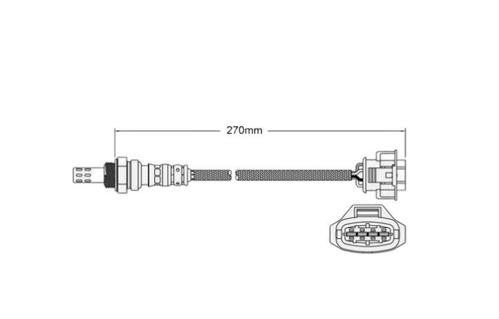 PAT Oxygen O2 Sensor Pre-Cat Catalytic Converter For Ford Capri SA SB SC SE 1.6L