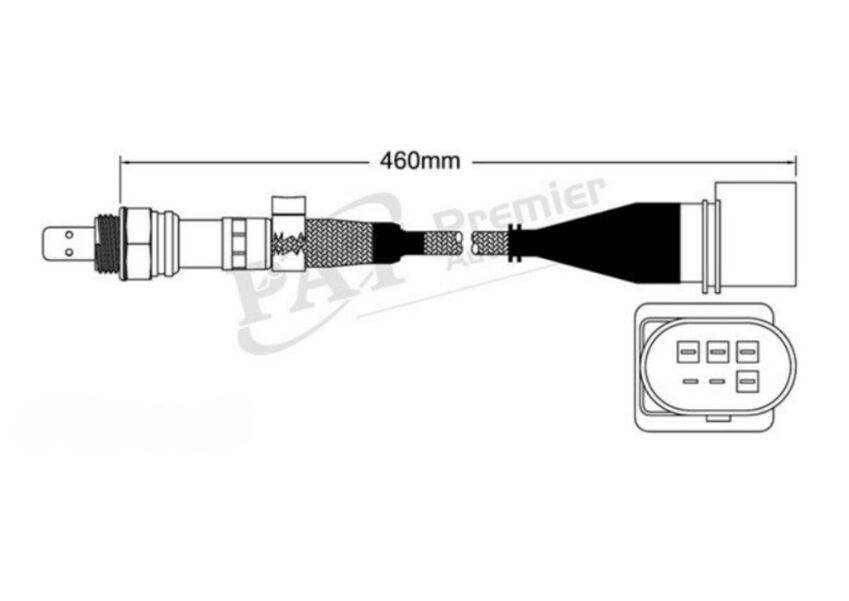PAT Oxygen Sensor Pre-catalytic For Skoda Fabia 6Y 1.4L BBZ I4 16V DOHC