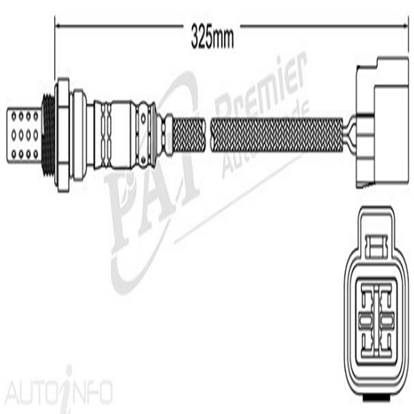 PAT Pre-Cat. Oxygen Sensor For Proton Satria 1.5L,1.6L 4CYL 4G15 4G92 - EGO-095