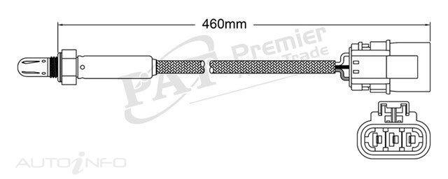 PAT Pre-Cat. Oxygen Sensor For Nissan 200SX 2.0L Turbo 4CYL SR20DET - EGO-096