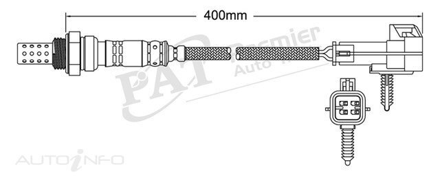 PAT Pre-Cat. Oxygen Sensor For Holden Frontera 3.2L 6CYL 6VD1 - EGO-100