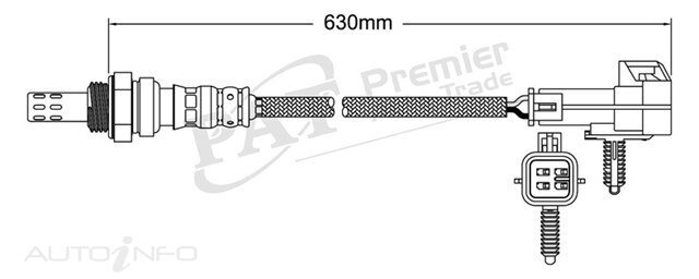 PAT Pre-Cat. Oxygen Sensor For Holden Zafira TT 2.2L 4CYL Z22SE - EGO-102