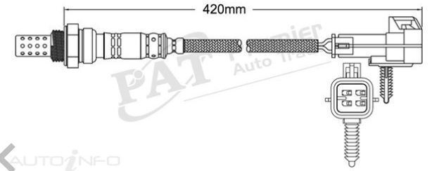 PAT Oxygen Sensor For Holden Caprice WL,WM 6.0L,5.7L V8 Petrol  -  EGO-106