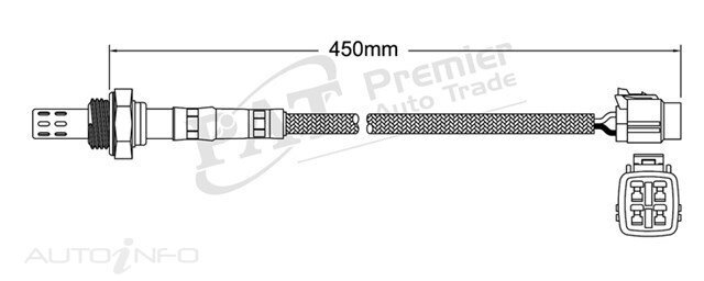 PAT Pre-Cat. Oxygen Sensor For Subaru Impreza WRX 2.0L Turbo 4CYL EJ205