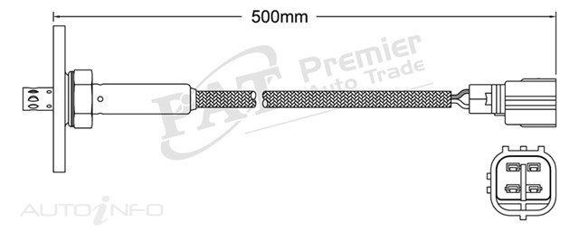 PAT Pre-Cat. Oxygen Sensor For Toyota Land Cruiser FZJ80 FZJ70 4.5L 1FZ-FE