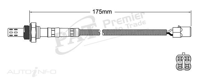 PAT Pre-Cat. Oxygen Sensor For Subaru Impreza WRX 2.0L Turbo 4CYL EJ20G