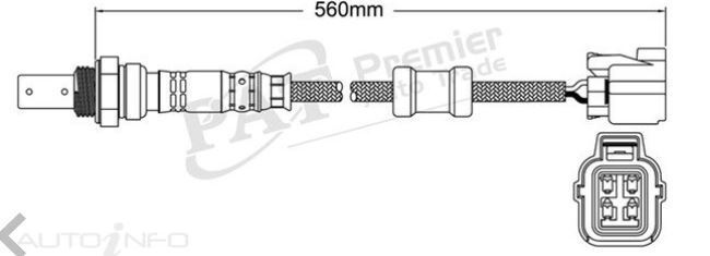 PAT Oxygen Sensor For Subaru Liberty BT,BE 2.0L,2.5L Petrol Sedan    -  EGO-113