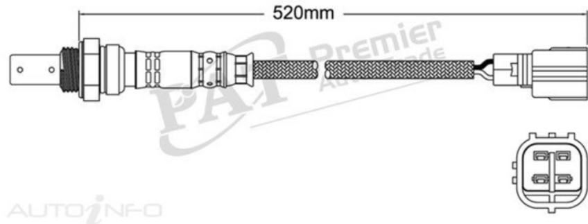 PAT Oxygen Sensor Pre-Catalytic For Subaru Outback H6 BH, B12 3.0L EZ30D F6 