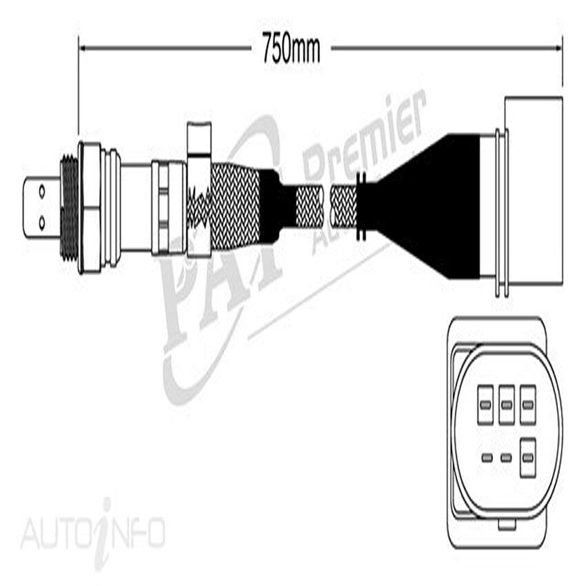 PAT Oxygen Sensor Pre-catalytic For Volkswagen Caddy 2K 1.6L BGU BSE