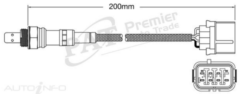 PAT Oxygen Sensor Pre-Catalytic For Suzuki Grand Vitara JB627, JT 2.4L V6 H27A