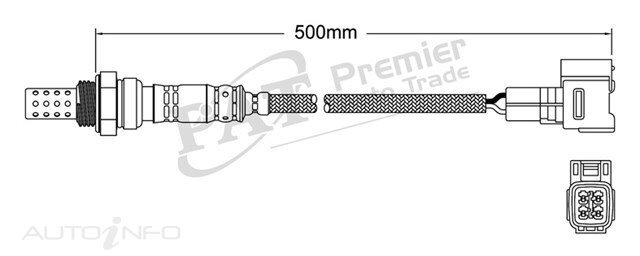 PAT Pre-Cat. Oxygen Sensor For Suzuki Swift Sport RS416 1.6L 4CYL M16A - EGO-122