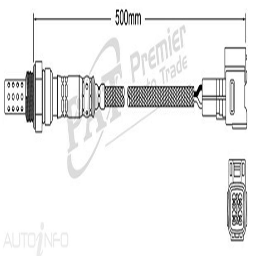 PAT Pre-Cat. Oxygen Sensor For Suzuki Swift Sport RS416 1.6L 4CYL M16A - EGO-122