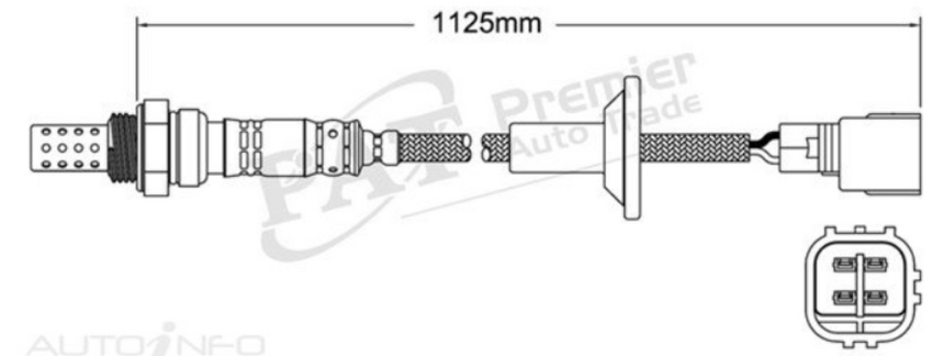 PAT Oxygen Sensor Post-Catalytic For Lexus SC400 UZZ31R 4.0L V8 1UZFE
