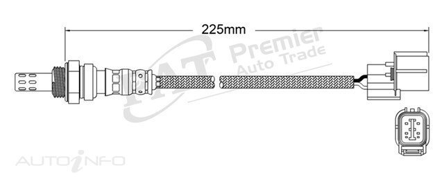 PAT Pre-Cat. Oxygen Sensor For Subaru Impreza GH 2.0L Turbo 4CYL EJ20X - EGO-127