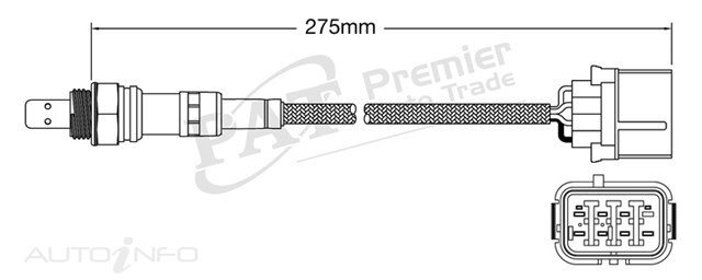 PAT Pre-Cat. Oxygen Sensor For Suzuki Grand Vitara JB420 2.0L 4CYL J20A
