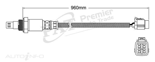 PAT Pre-Cat. Oxygen Sensor For Subaru Forester GT 2.5L Turbo 4CYL EJ255