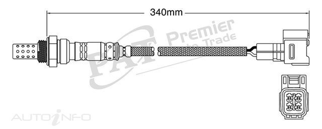 PAT Pre-Cat. Oxygen Sensor For Holden Cruze YG 1.5L 4CYL M15A - EGO-134