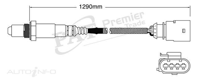 PAT Pre-Cat. Oxygen Sensor For Audi A3 1.8L Turbo 4CYL BYT I4 16V DOHC - EGO-137