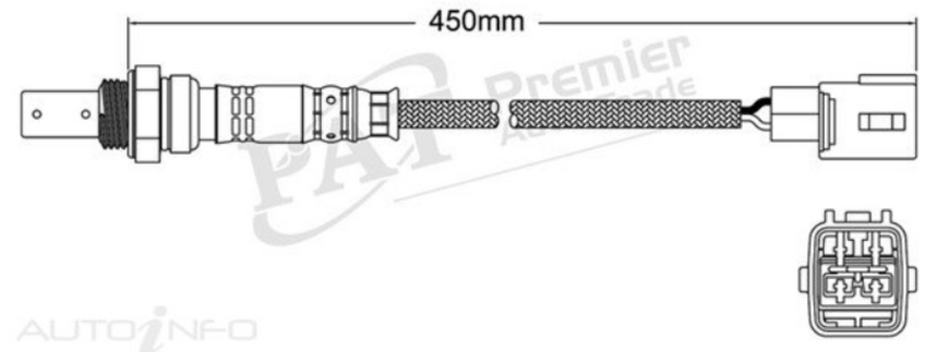 PAT Oxygen Sensor Pre-Catalytic For Toyota Camry MCV36R 3.0L V6 1MZFE