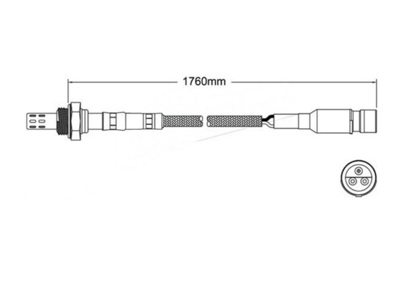 PAT Oxygen Sensor Pre-cat For BMW M635CSi E24 3.5L Petrol S38B35 2D Coupe