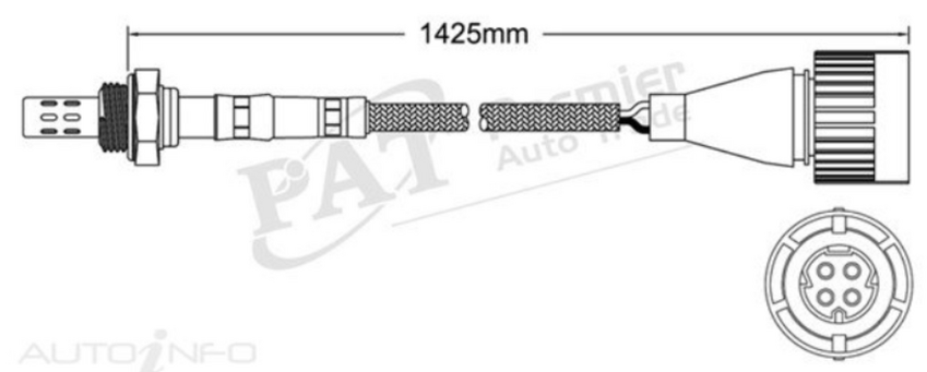 PAT Oxygen Sensor Pre-Catalytic For BMW 525i E34 2.5L M50B25 4D Wagon