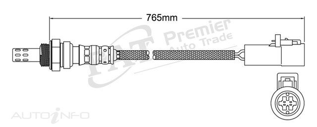 PAT Pre-Cat. Oxygen Sensor For Ford Explorer XL UQ US UP 4.0L 4.0 V6 12V DOHC 