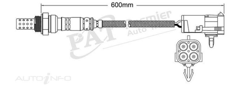 PAT Oxygen Sensor Pre-Cat Converter For FERRARI 550 BARCHETTA PININFARINA 5.5L