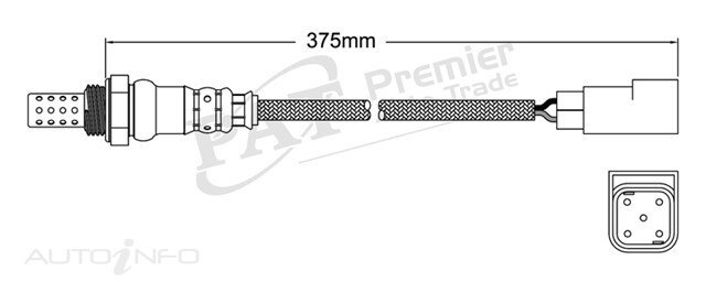 PAT Pre-Cat. Oxygen Sensor For Ford Transit VF - VG 2.0L 4CYL NSF/NSG - EGO-174